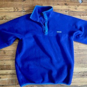 Blue Patagonia Synchilla T-Snap Fleece - Women's M